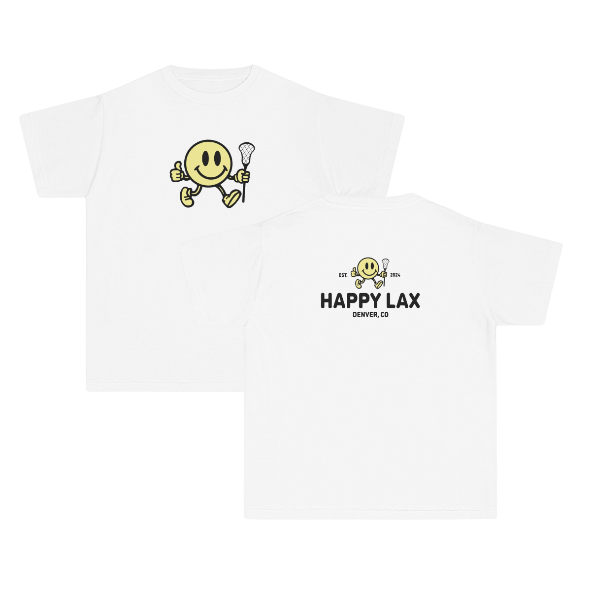 Youth Happy Lax Comfort Colors Garment Dyed T-Shirt