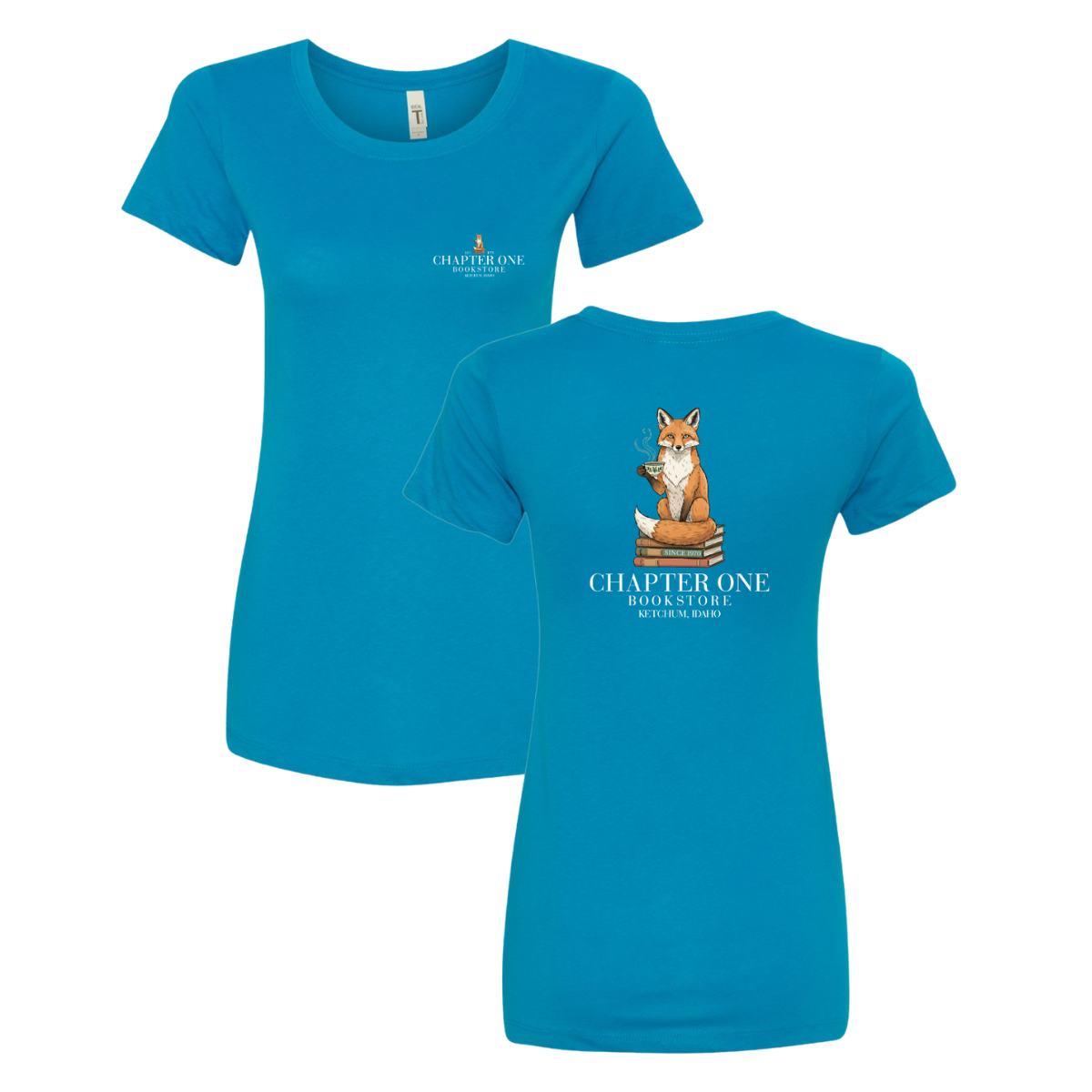 Women's Chapter One Bookstore Next Level Ideal T-Shirt