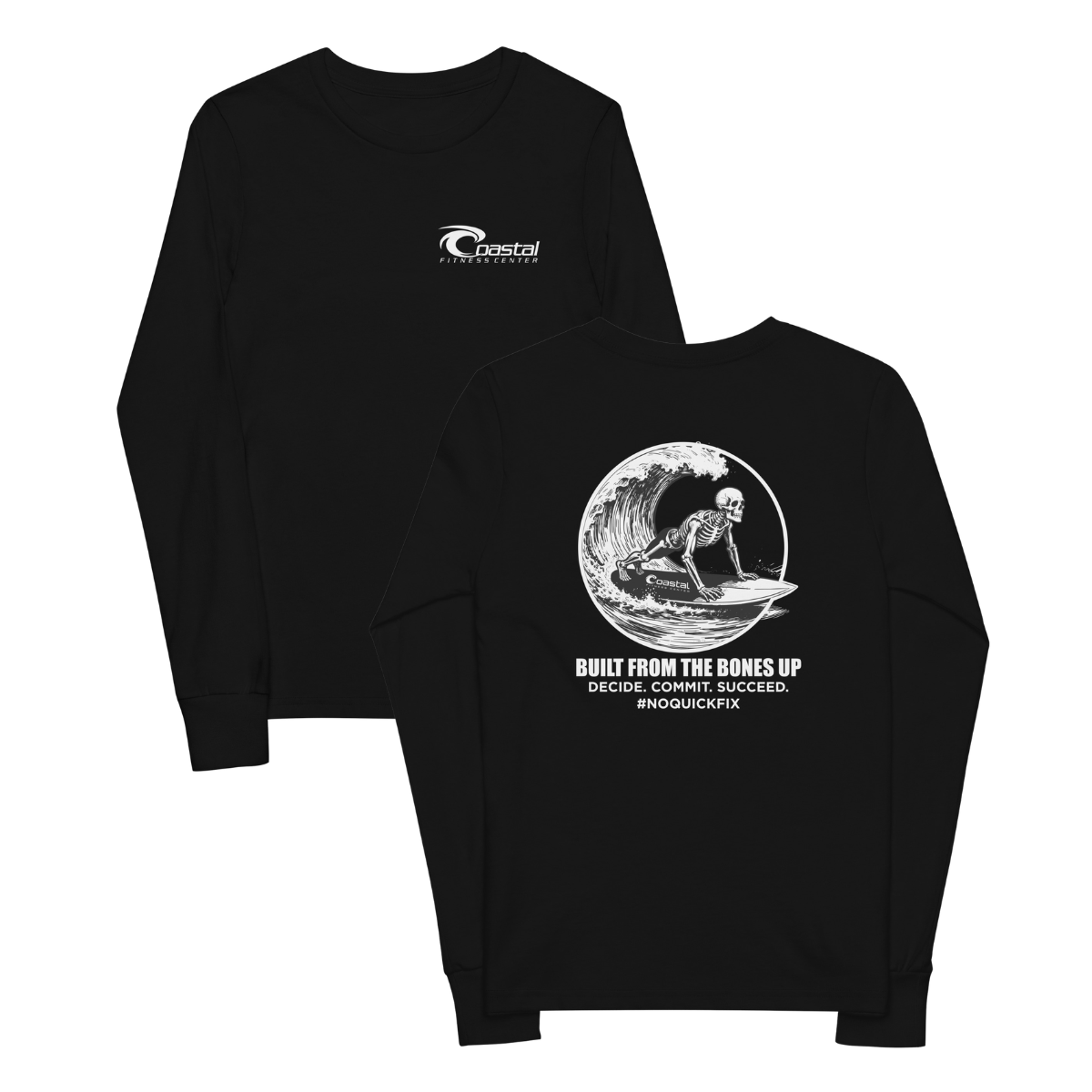 Youth Coastal Fitness Center Bella + Canvas Long Sleeve Shirt