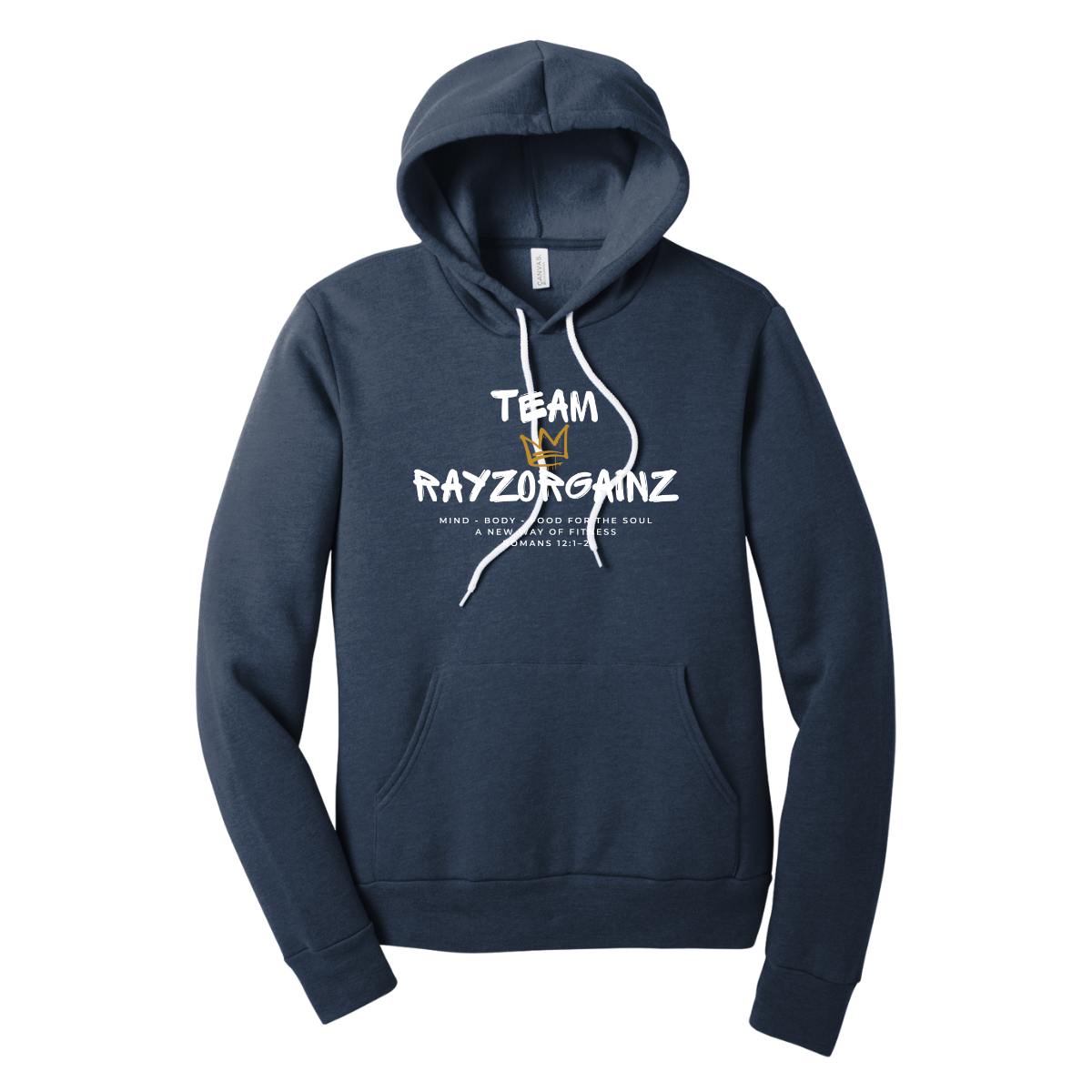 Adult Team Rayzorgainz Bella + Canvas Sponge Fleece Hoodie