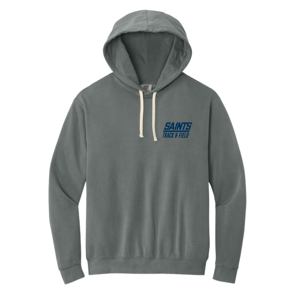 Adult Saints Track and Field Comfort Colors Lightweight Hoodie