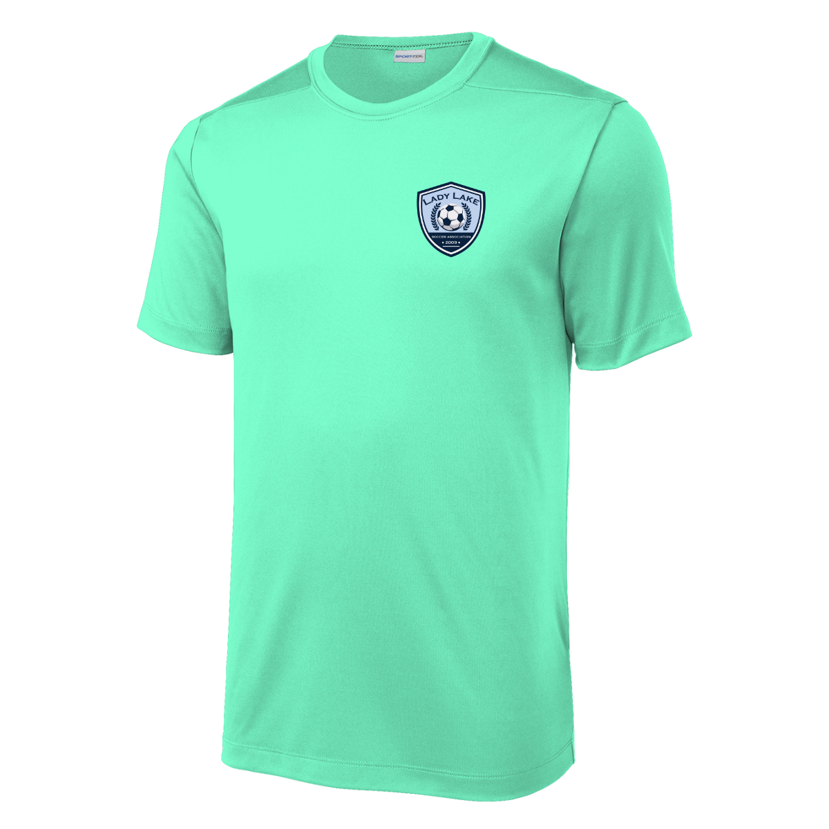 Adult Lady Lake Soccer Association Sport-Tek Posi-UV Pro Tee
