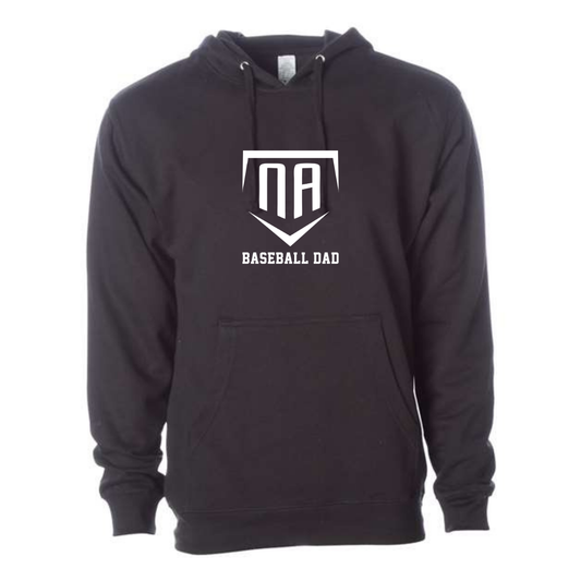 Adult North Aurora Baseball ITC Midweight Hoodie