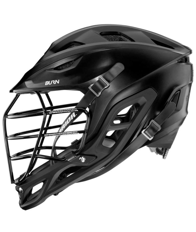 BURN HELMET MASK (BLACK)