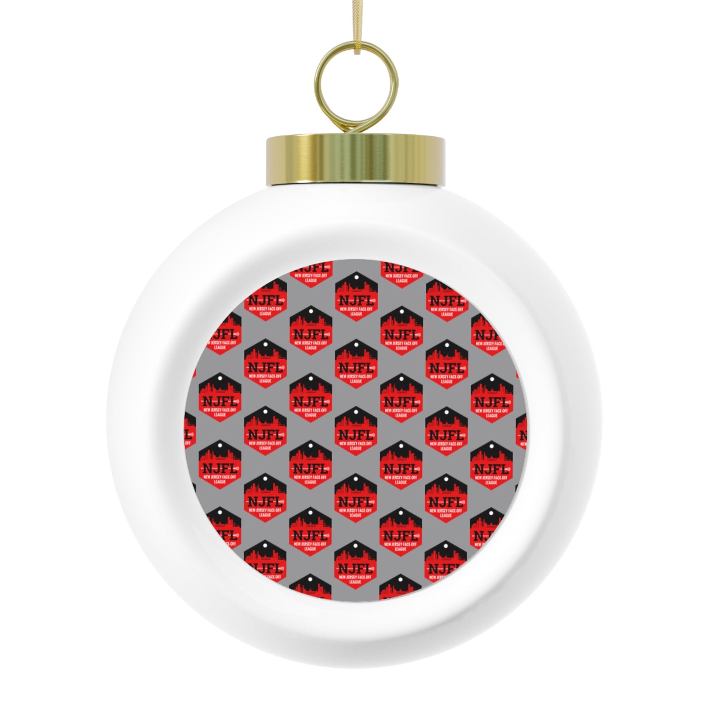 NJFL Christmas Ball Ornament