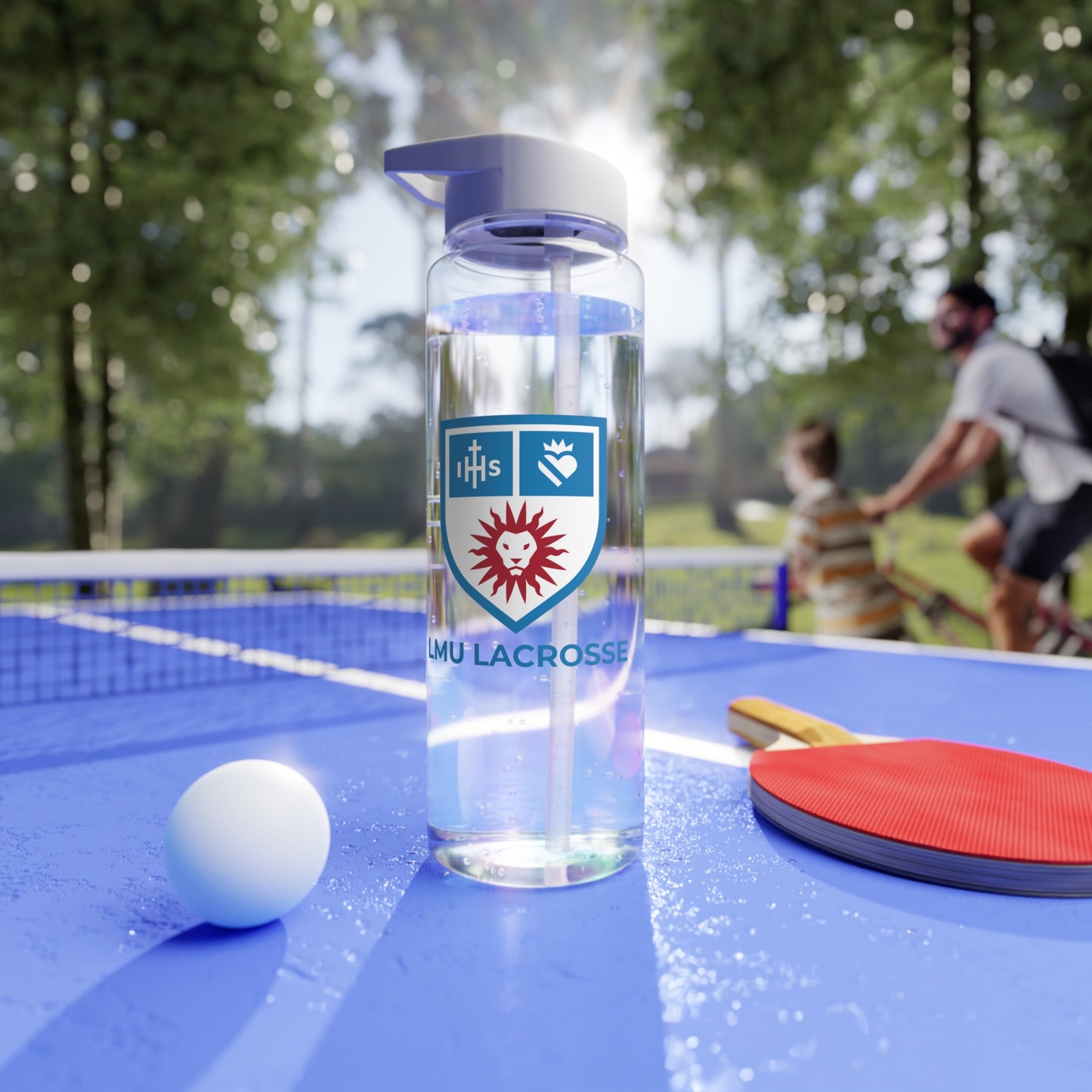 LMU Lacrosse Tritan Water Bottle