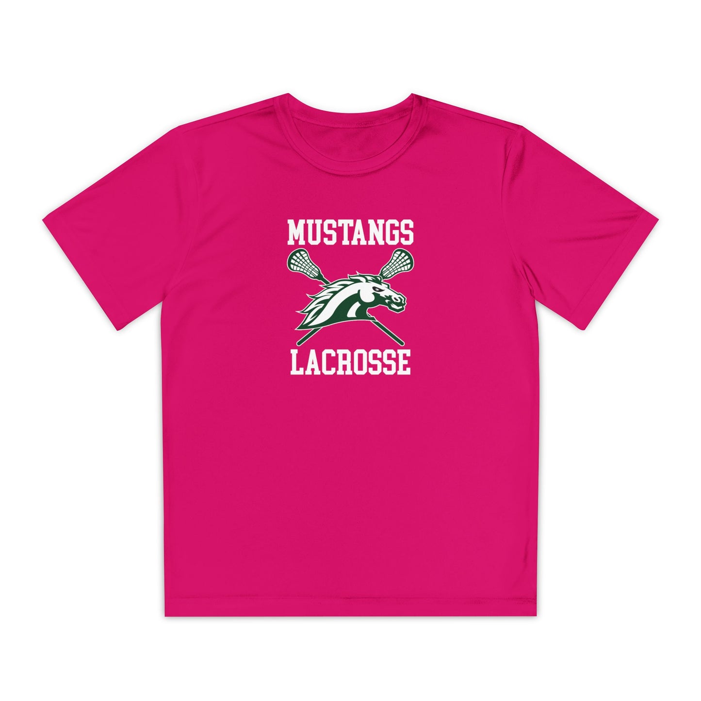 Youth Mustangs Lacrosse Sport-Tek Performance T-Shirt