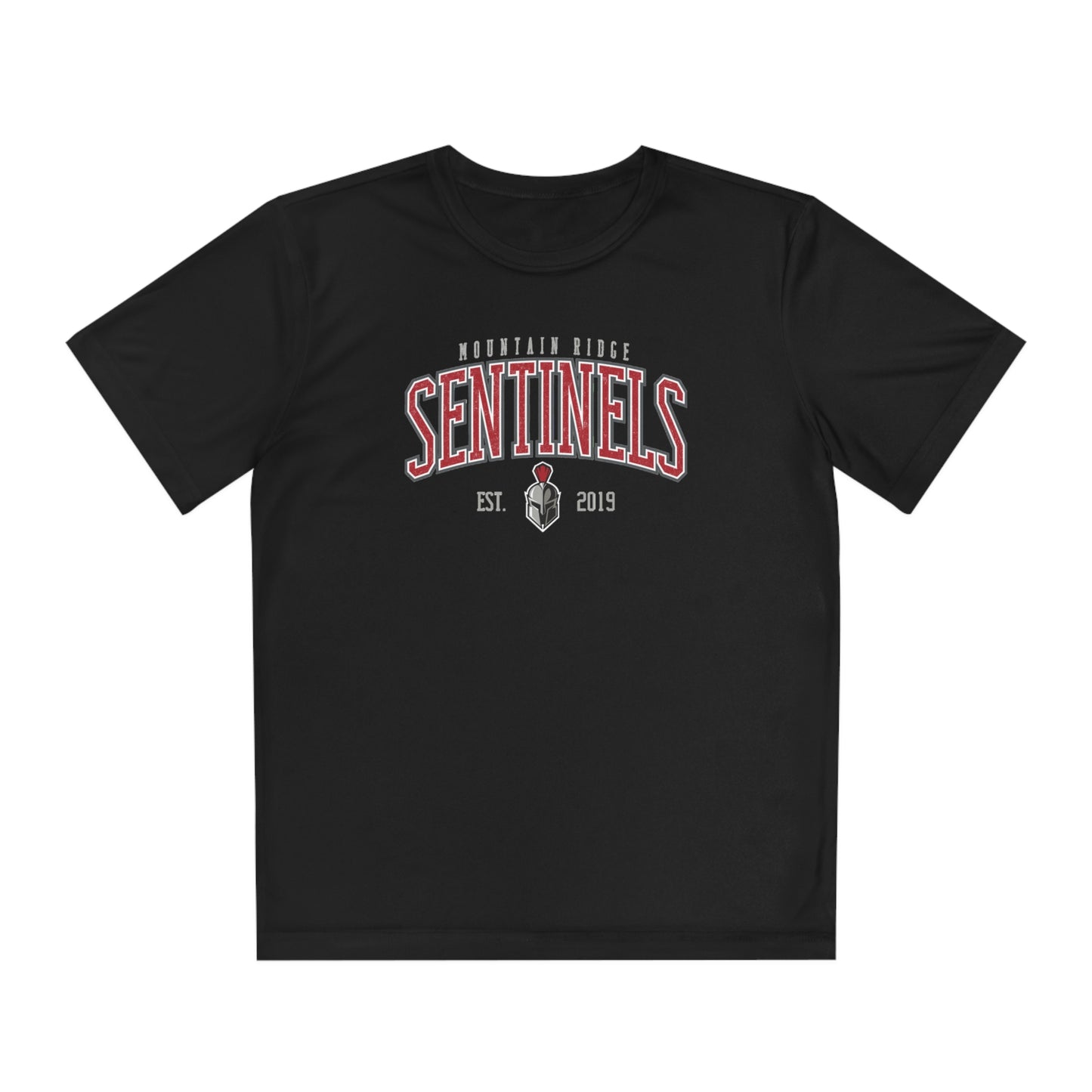 Youth Mountain Ridge Sentinels Lacrosse Sport-Tek Performance T-shirt