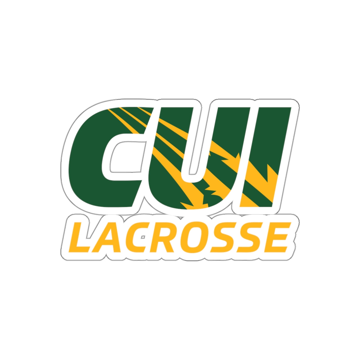 CUI Lacrosse Die-Cut Stickers