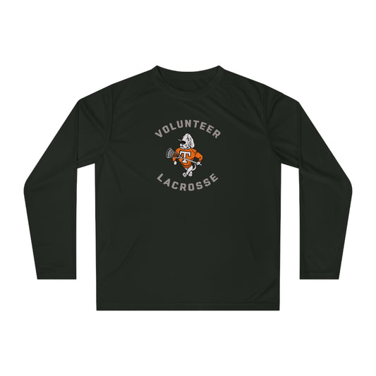 Adult Tennessee Lacrosse Performance Long Sleeve Shirt