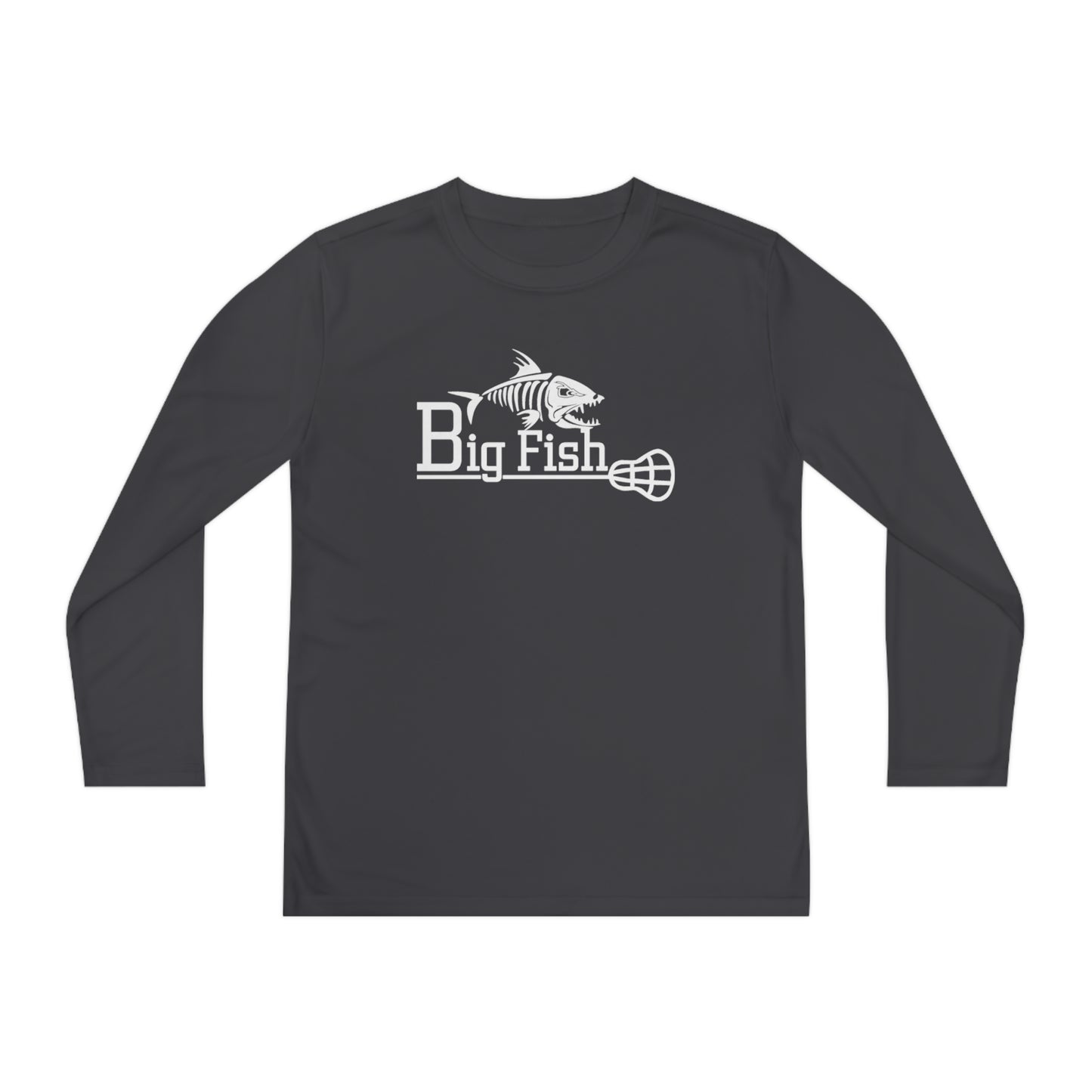 Youth Big Fish Lacrosse Sport-Tek Performance Long Sleeve Shirt