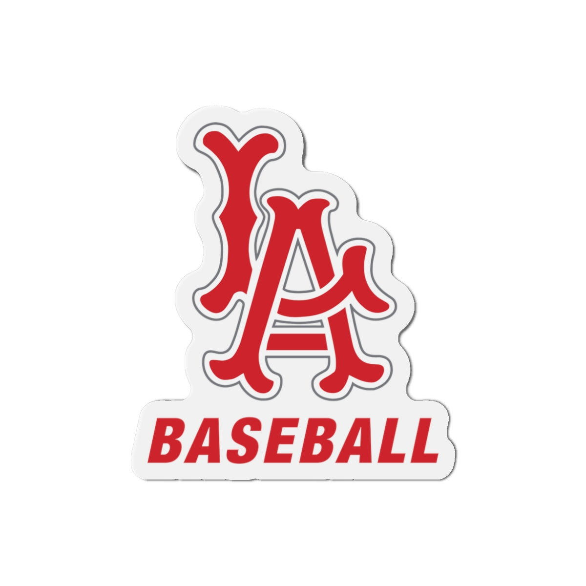 Los Alamitos High School Baseball Die-Cut Magnet
