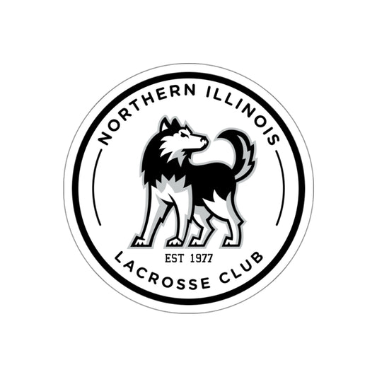 NIU Lacrosse Die-Cut Sticker