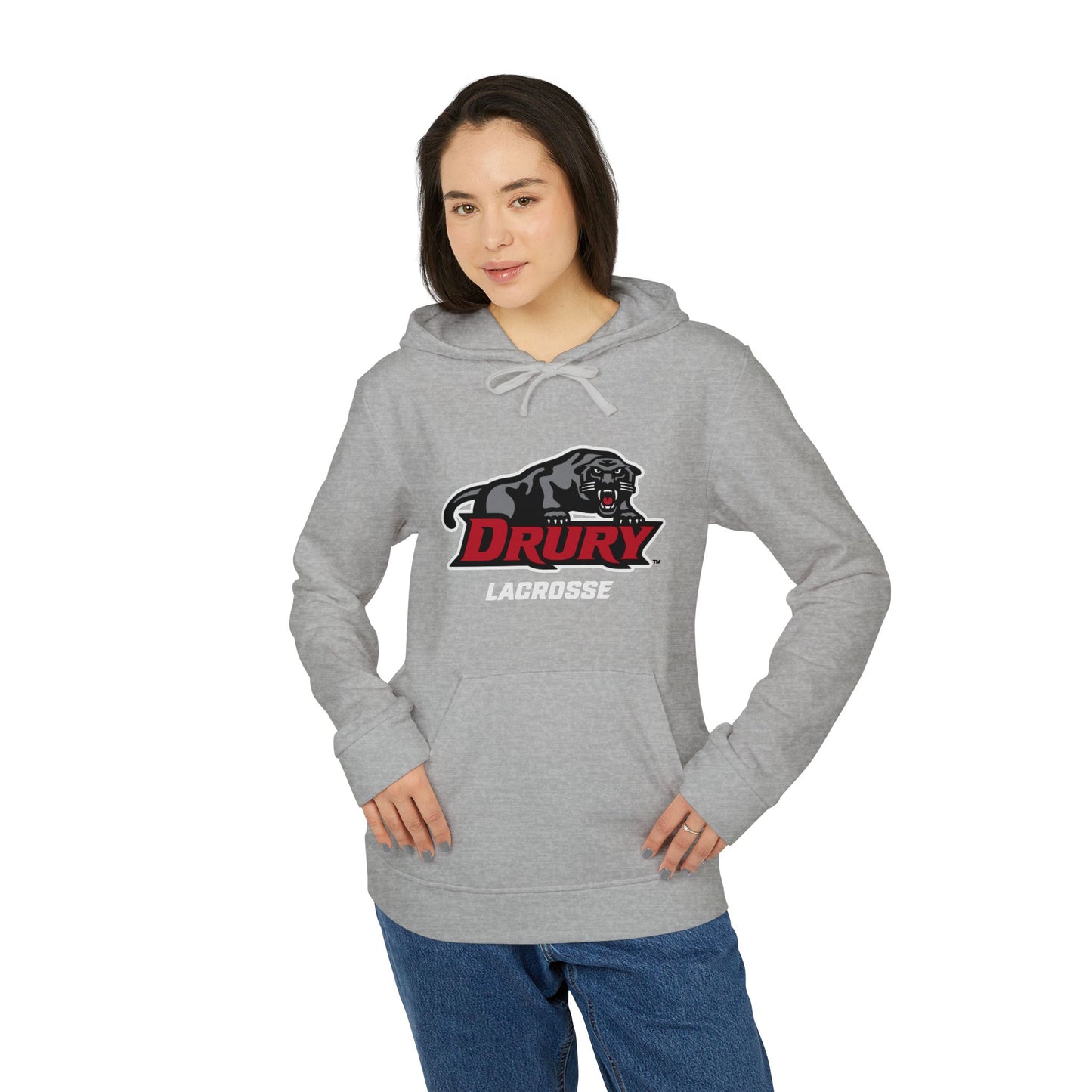Adult Adidas Drury University Men's Lacrosse Fleece Hoodie