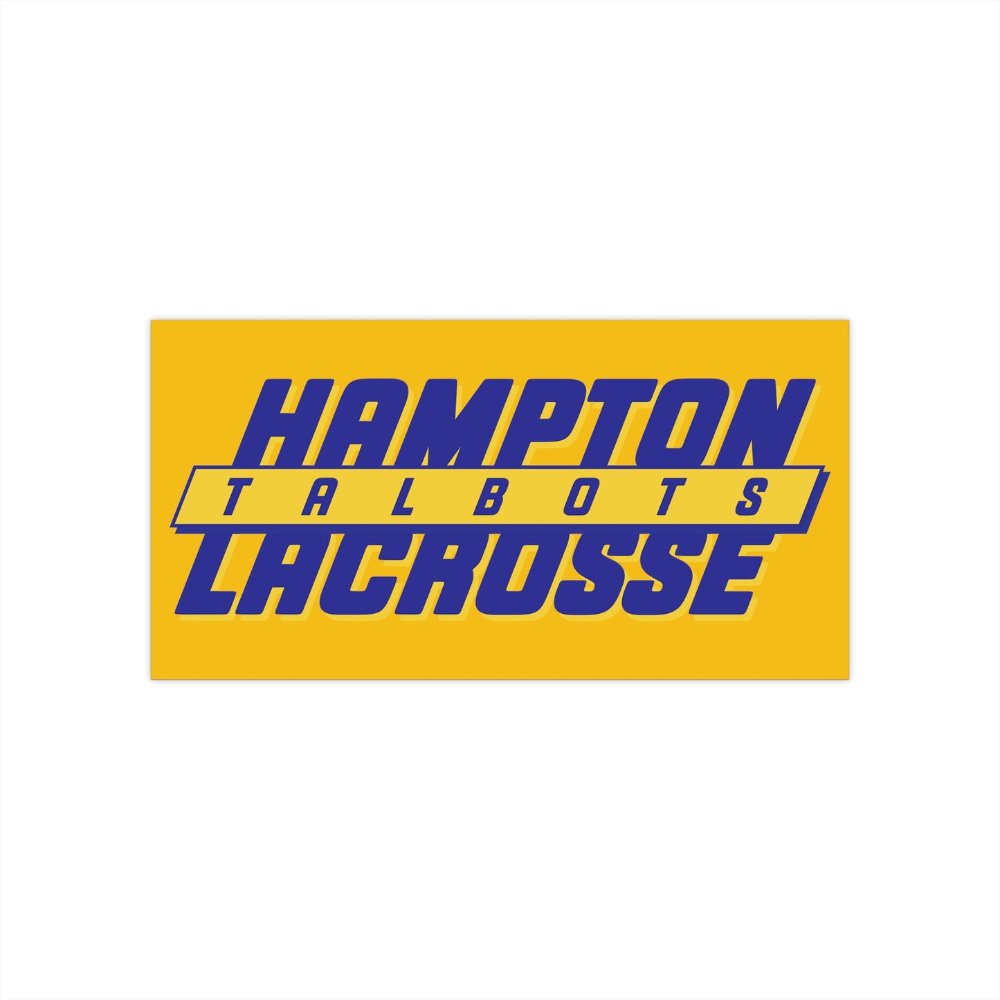 Hampton Lacrosse Bumper Sticker