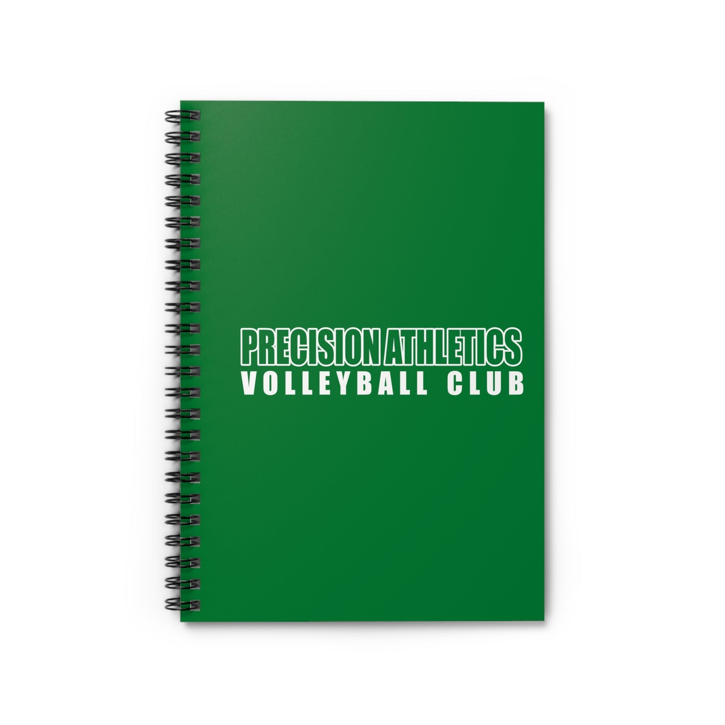 Precision Volleyball Spiral Notebook - Ruled Line (8" x 6")