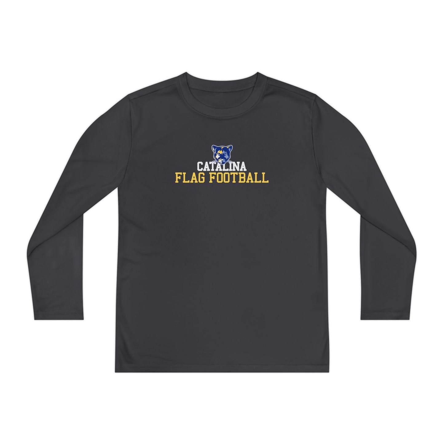 Youth Catalina Flag Football Sport-Tek Performance Long Sleeve Shirt