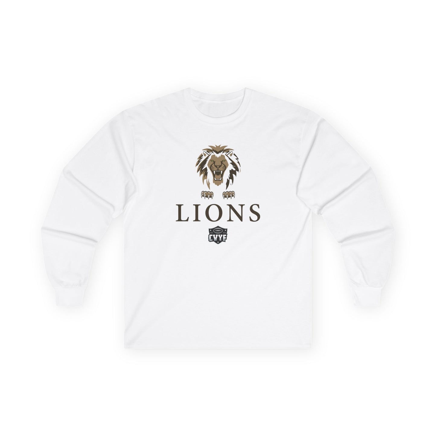 Adult Lions Gildan Ultra Cotton Long Sleeve