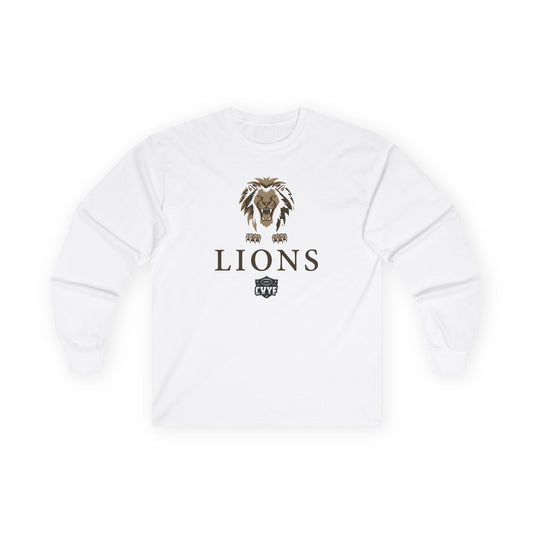 Adult Lions Gildan Ultra Cotton Long Sleeve
