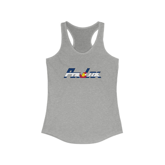 Women's POWLAX Next Level Racerback Tank