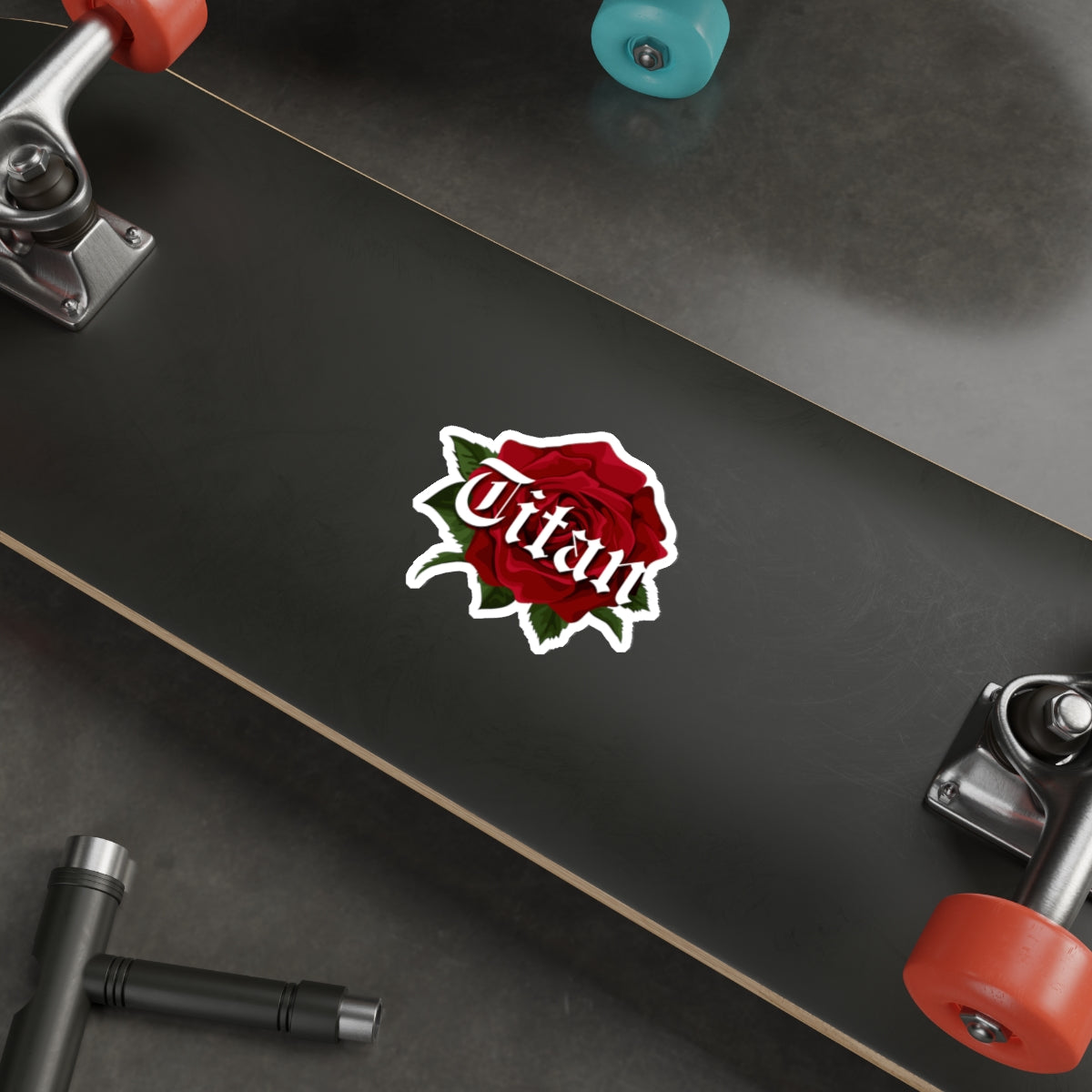 Titan Lacrosse Die-Cut  Sticker