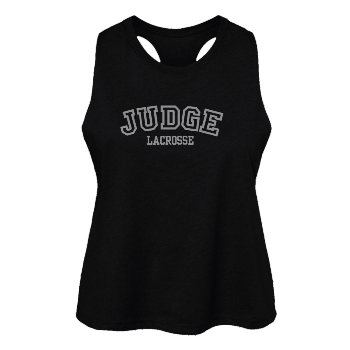 Women's Judge Lax Racerback Cropped Tank