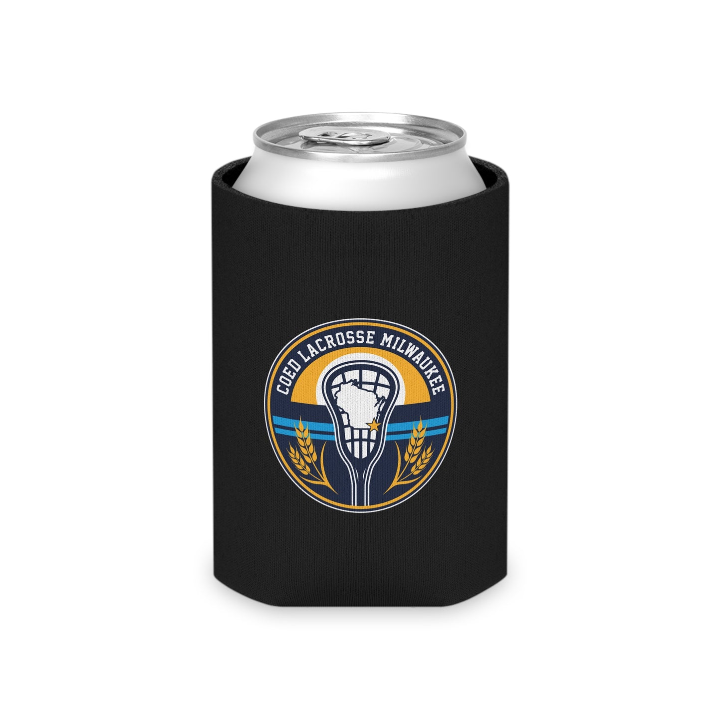 Milwaukee Coed Lacrosse Club Can Cooler 3-pack