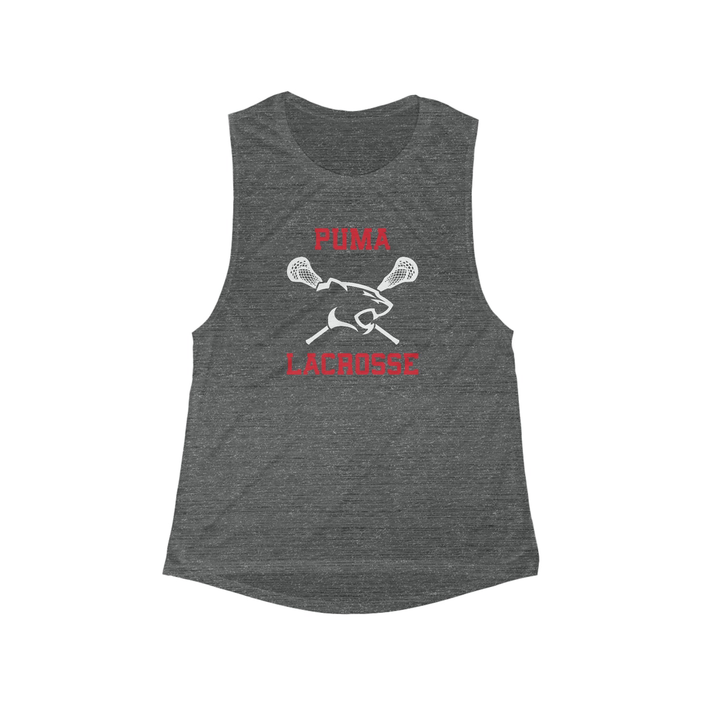 Women's Puma Lacrosse Bella + Canvas Flowy Scoop Sport Tank