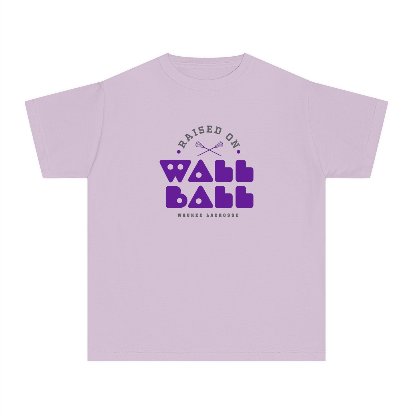 Youth Waukee Lacrosse Garment Dyed T-Shirt