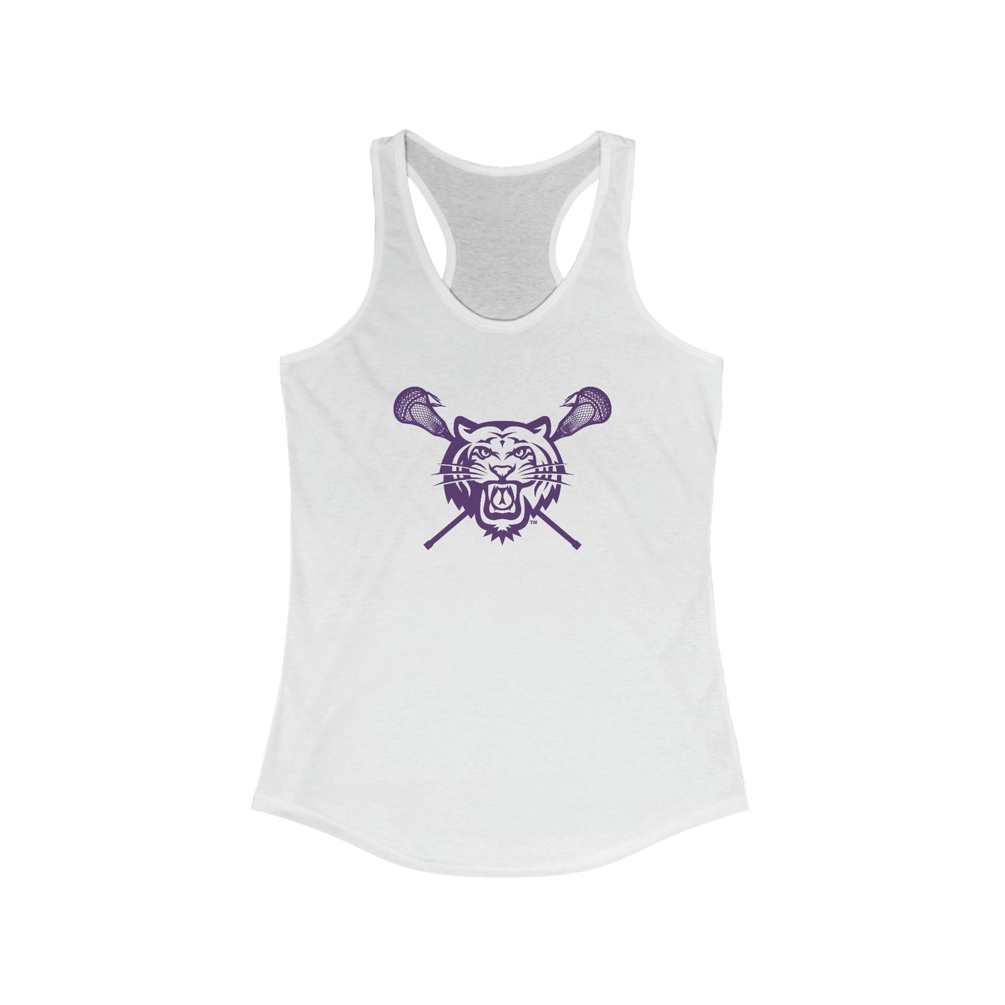 Women's Tiger Lax Next Level Racerback Tank