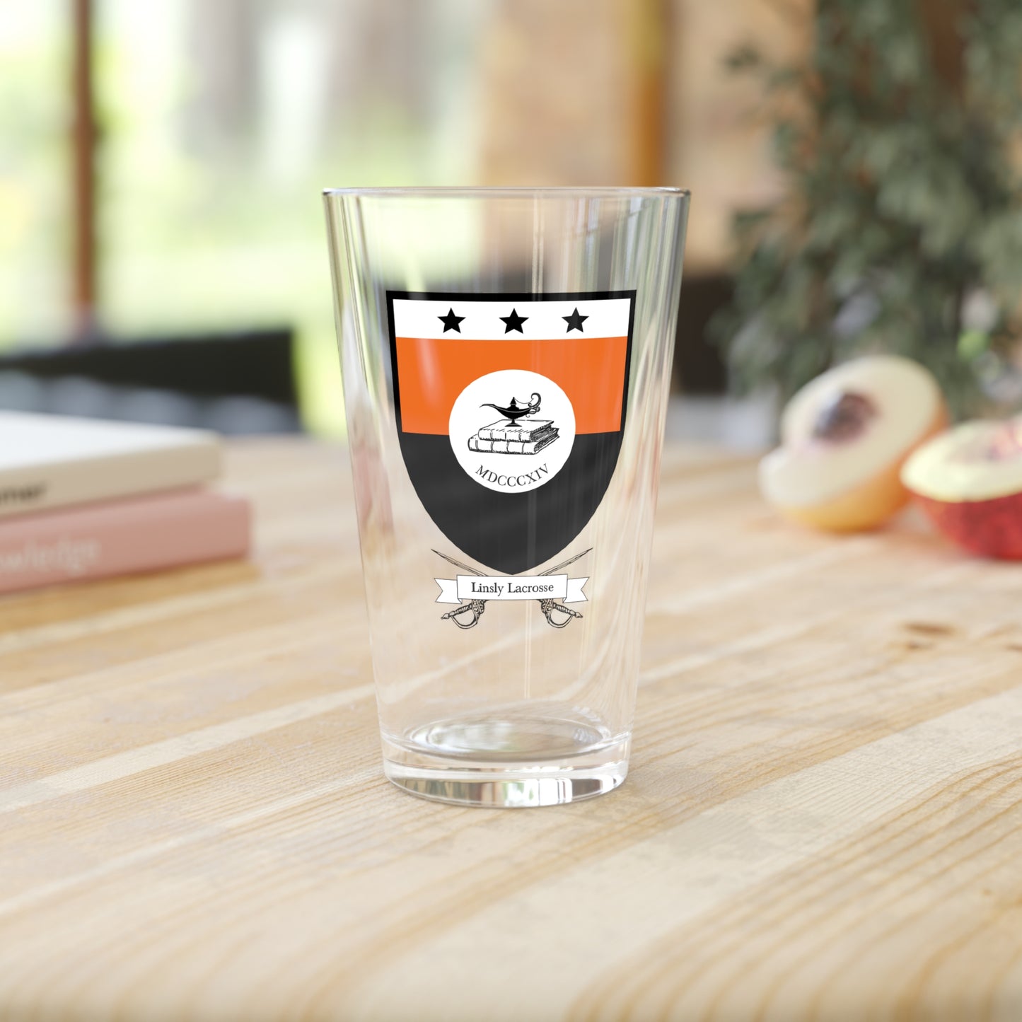 Linsly Lacrosse Pint Glass - 16oz