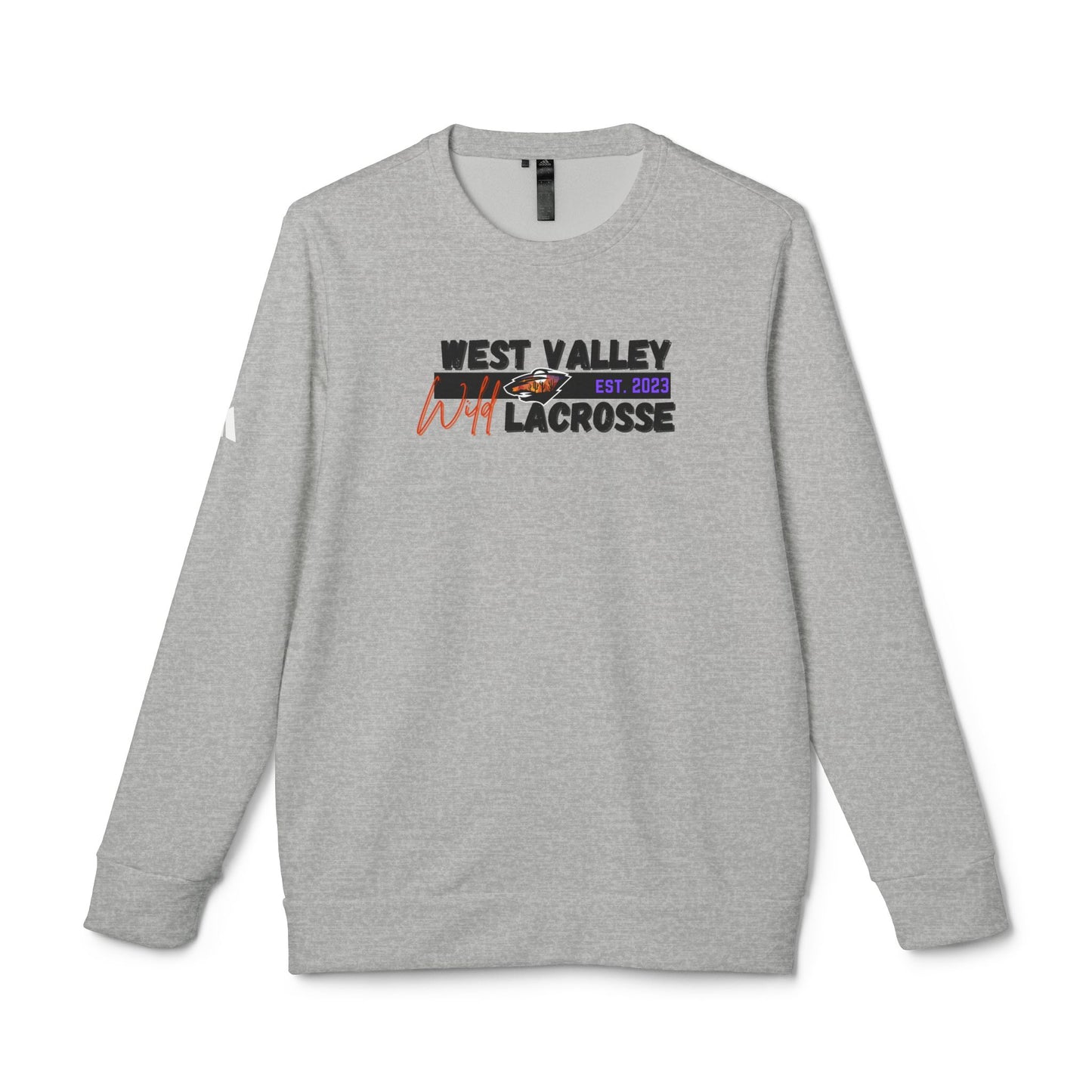 Adult WVW Lacrosse Adidas Fleece Crewneck Sweatshirt