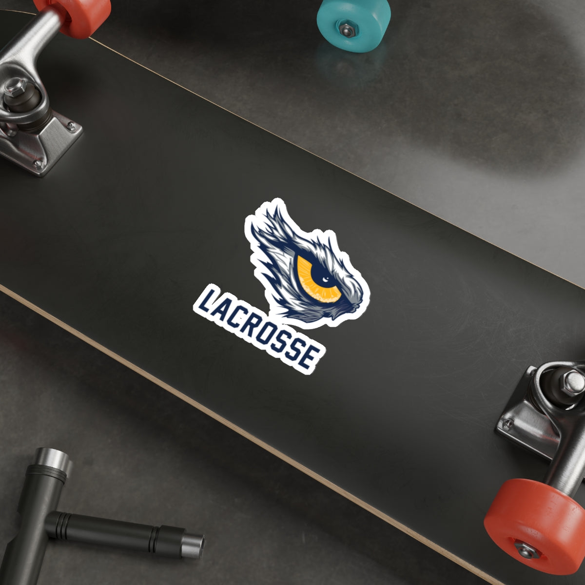 Seymour Lacrosse Die-Cut Stickers