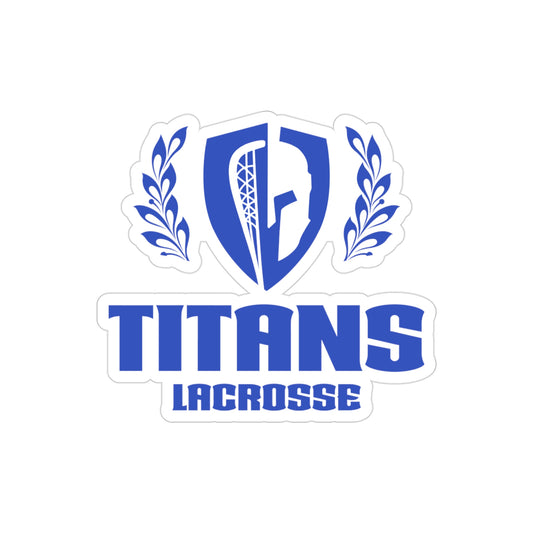 SW Titans Lacrosse Transparent Outdoor Sticker (3"x3")