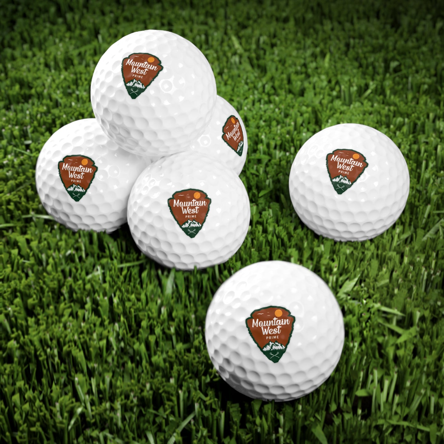 Mountain West Prime Golf Balls - 6 Pack