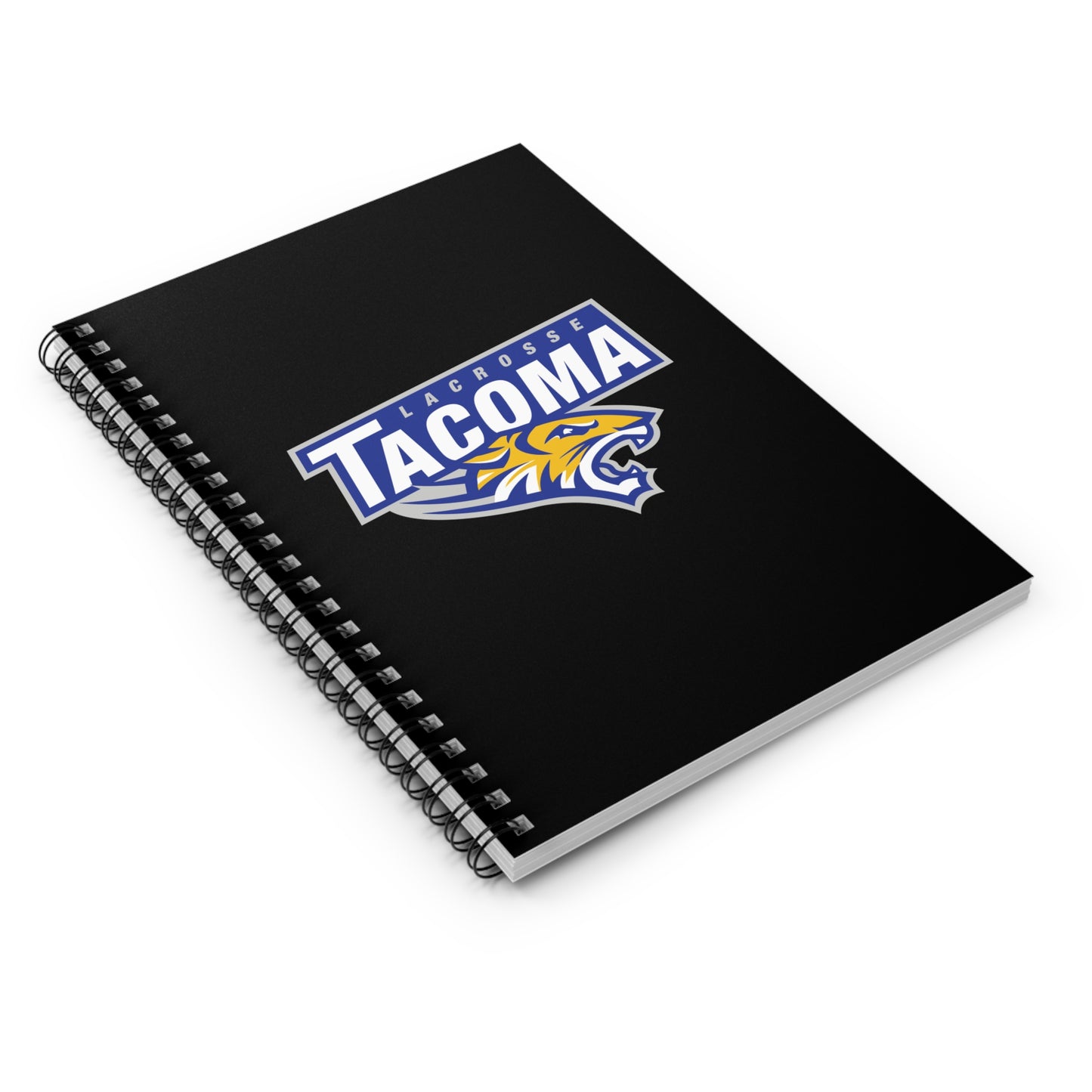 Tacoma Tigers Lacrosse Spiral Notebook - Ruled Line (8" x 6")