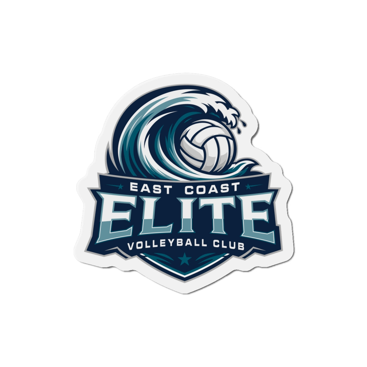 Surge Volleyball | East Coast Elite Die Cut Magnet