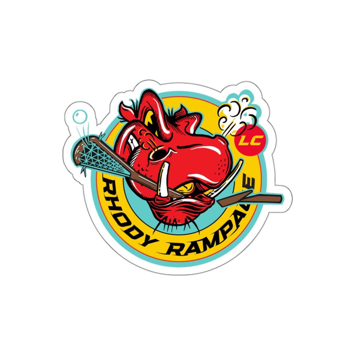 RI Rampage Die-Cut Stickers