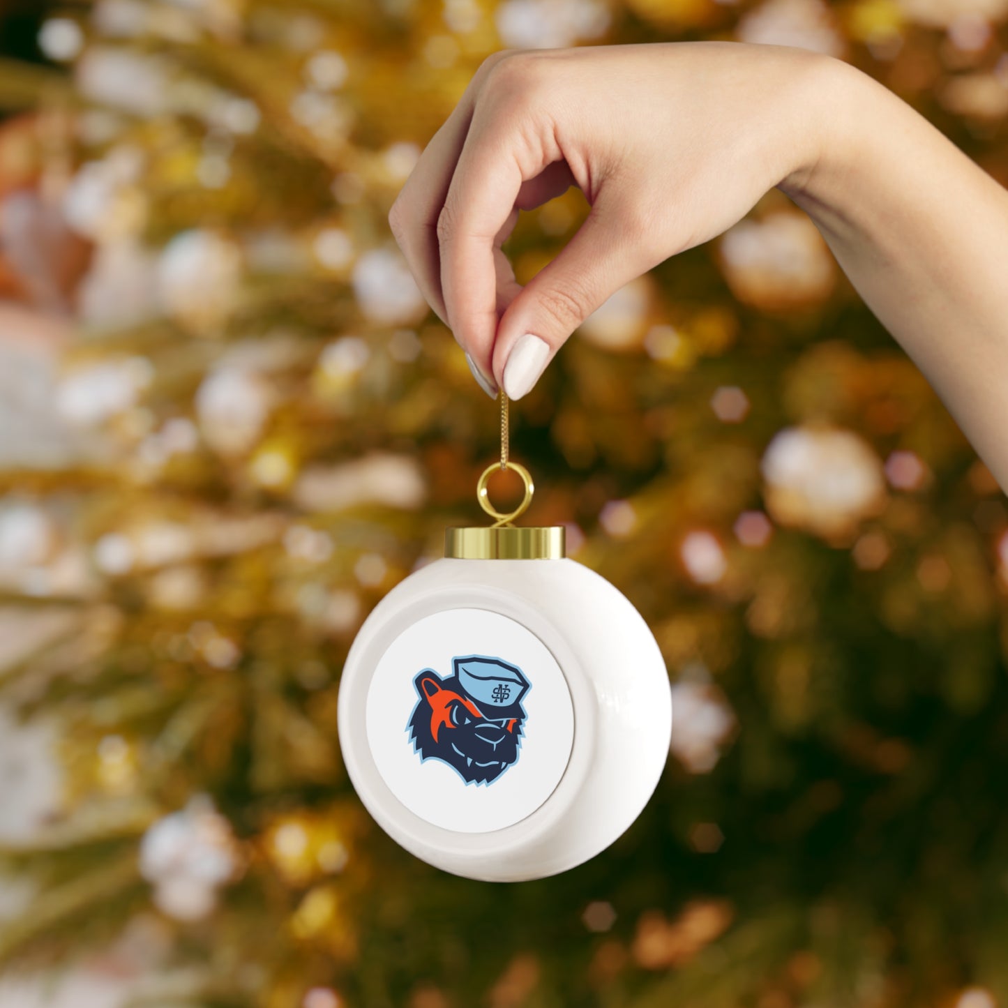 North Stafford Lacrosse Christmas Ball Ornament