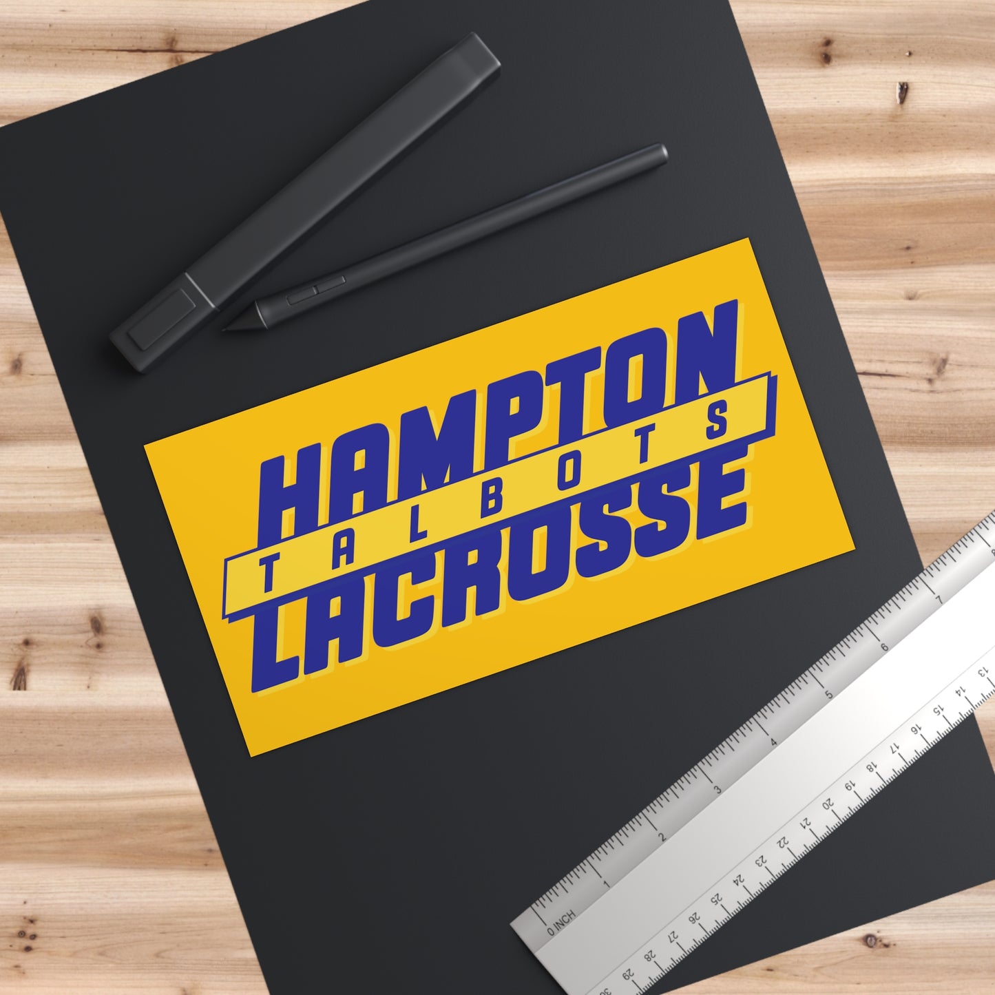 Hampton Lacrosse Bumper Sticker