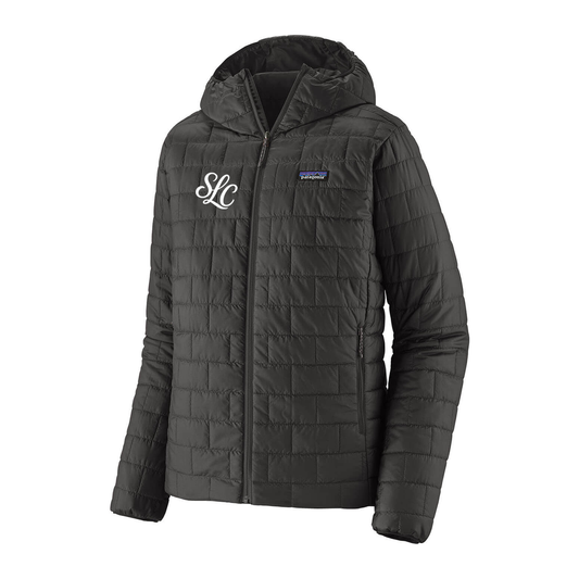 Adult Stallions Lacrosse Patagonia Nano Puff Hoody - Black - SLC monogram