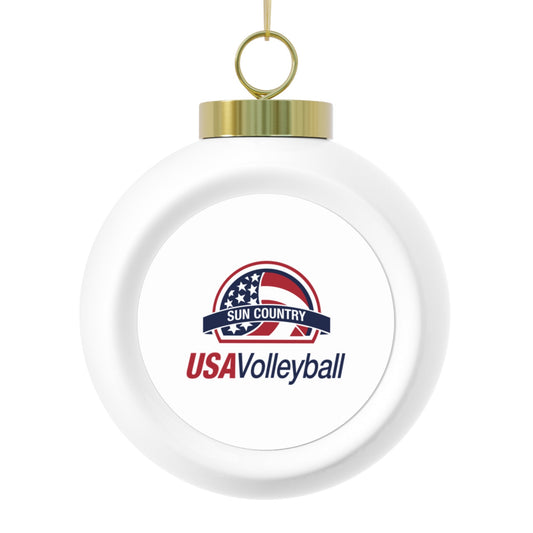 Sun Country Volleyball Christmas Ball Ornament
