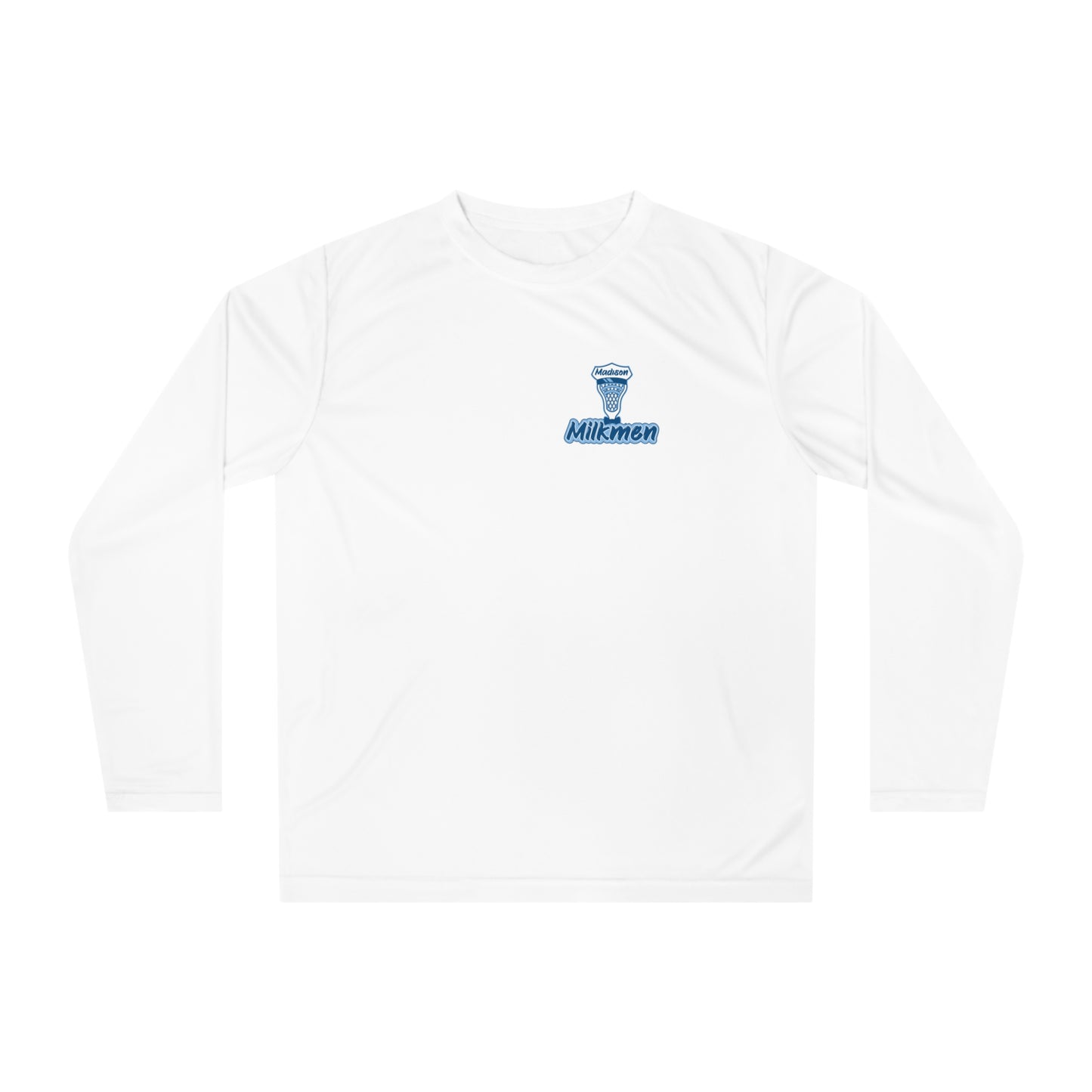 Adult Madison Milkmen Team 365 Performance Long Sleeve Shirt