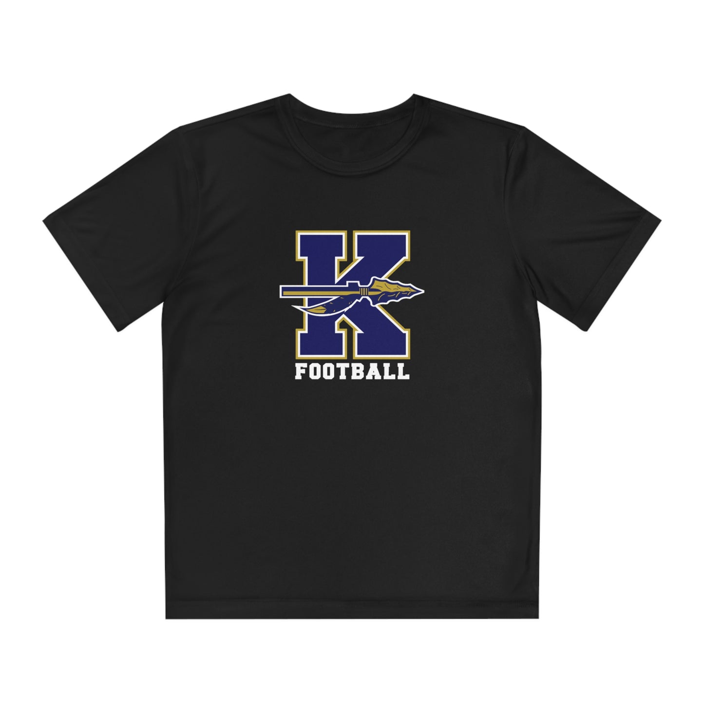 Youth Keller Football Sport-Tek Performance T-Shirt
