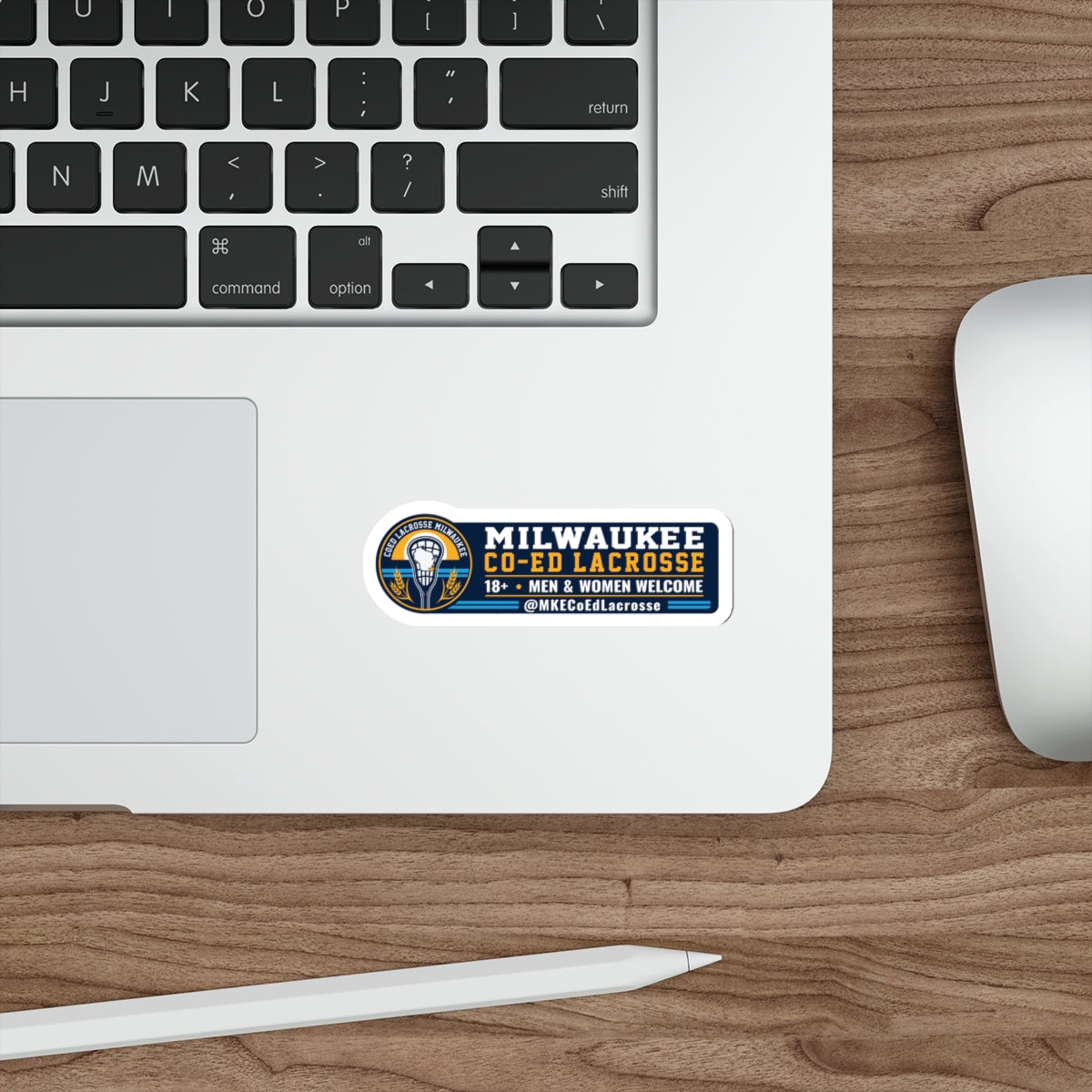 Milwaukee Coed Lacrosse Die Cut Stickers