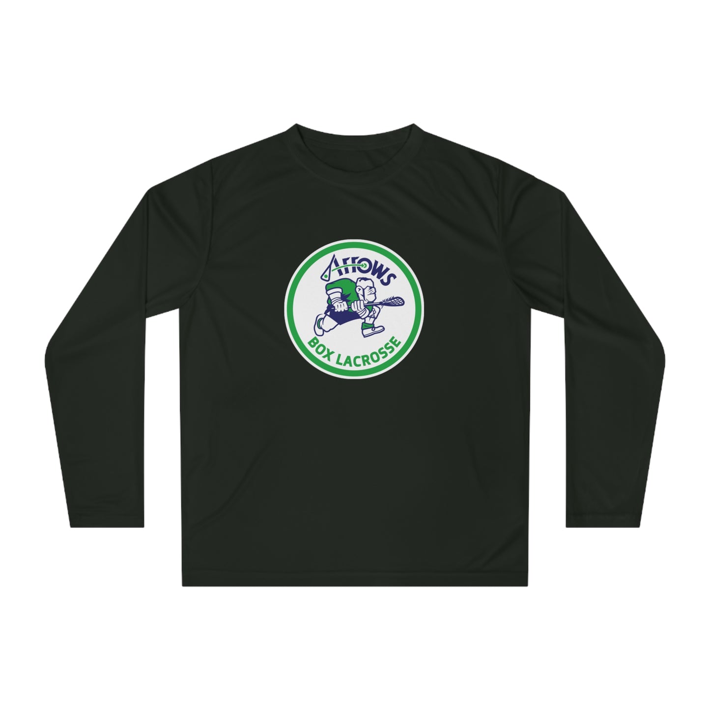 Adult Maryland Arrows Box Lacrosse Team 365 Performance Long Sleeve Shirt