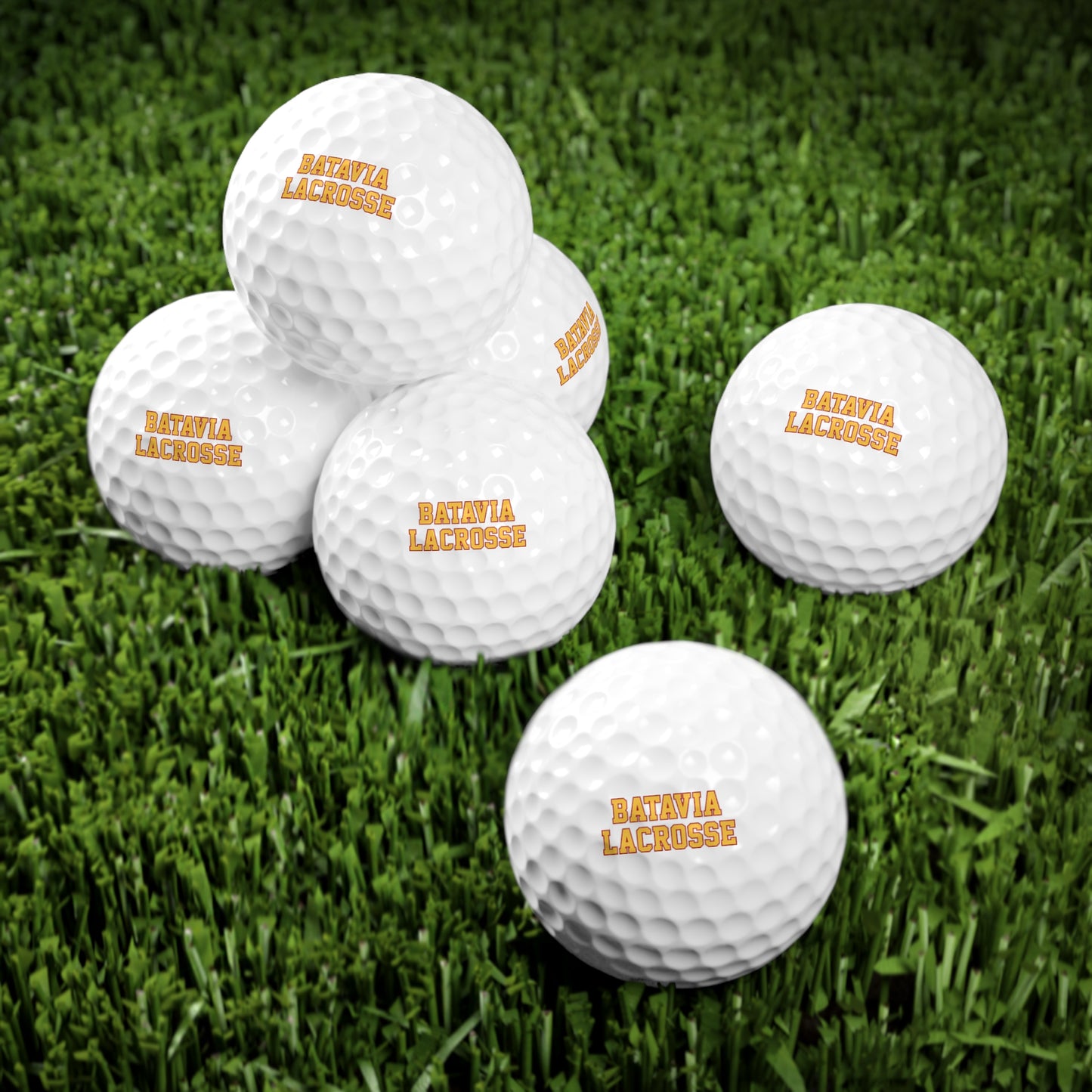 Batavia Lacrosse Golf Balls - 6 Pack
