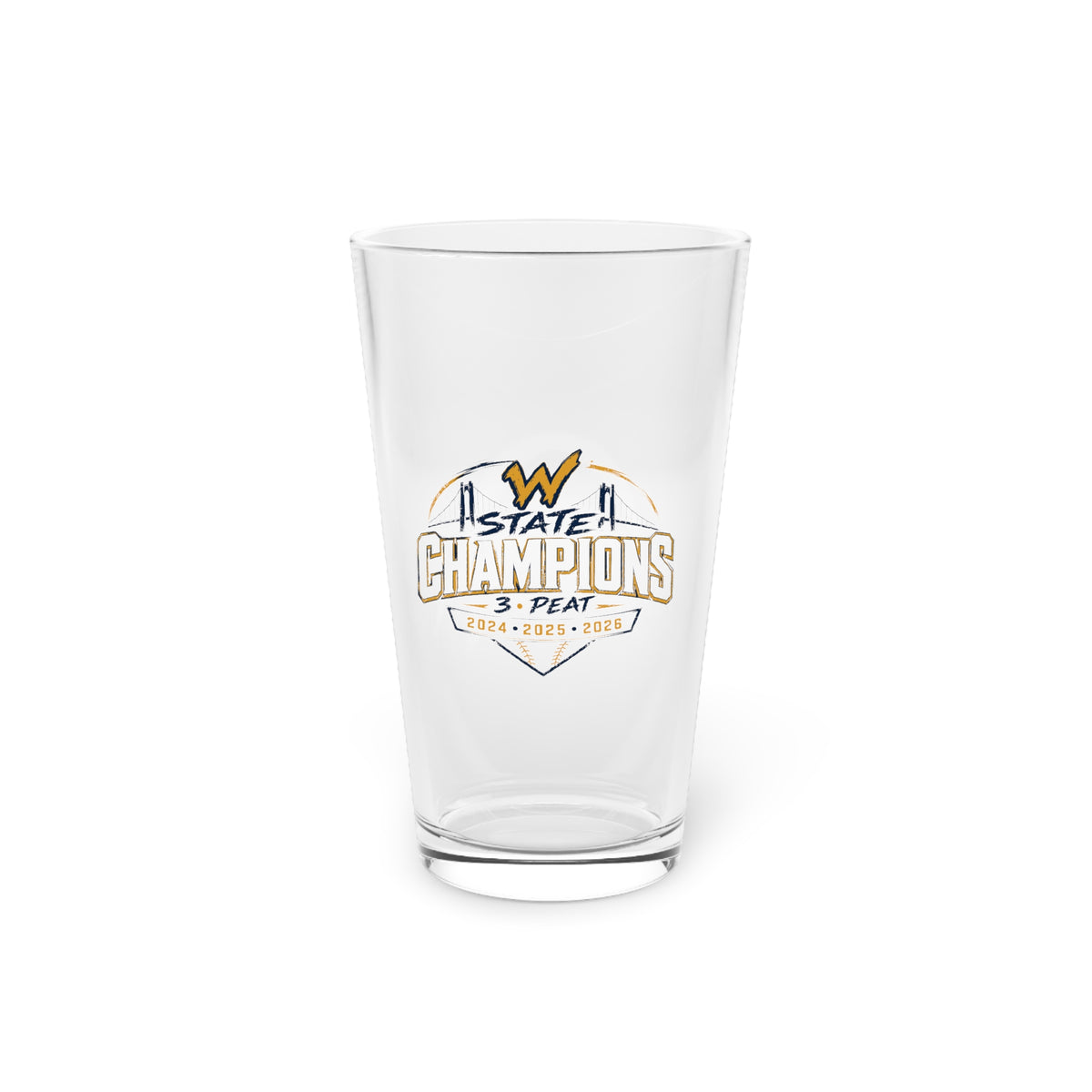 Wheeling Post 1 Pint Glass – View 1