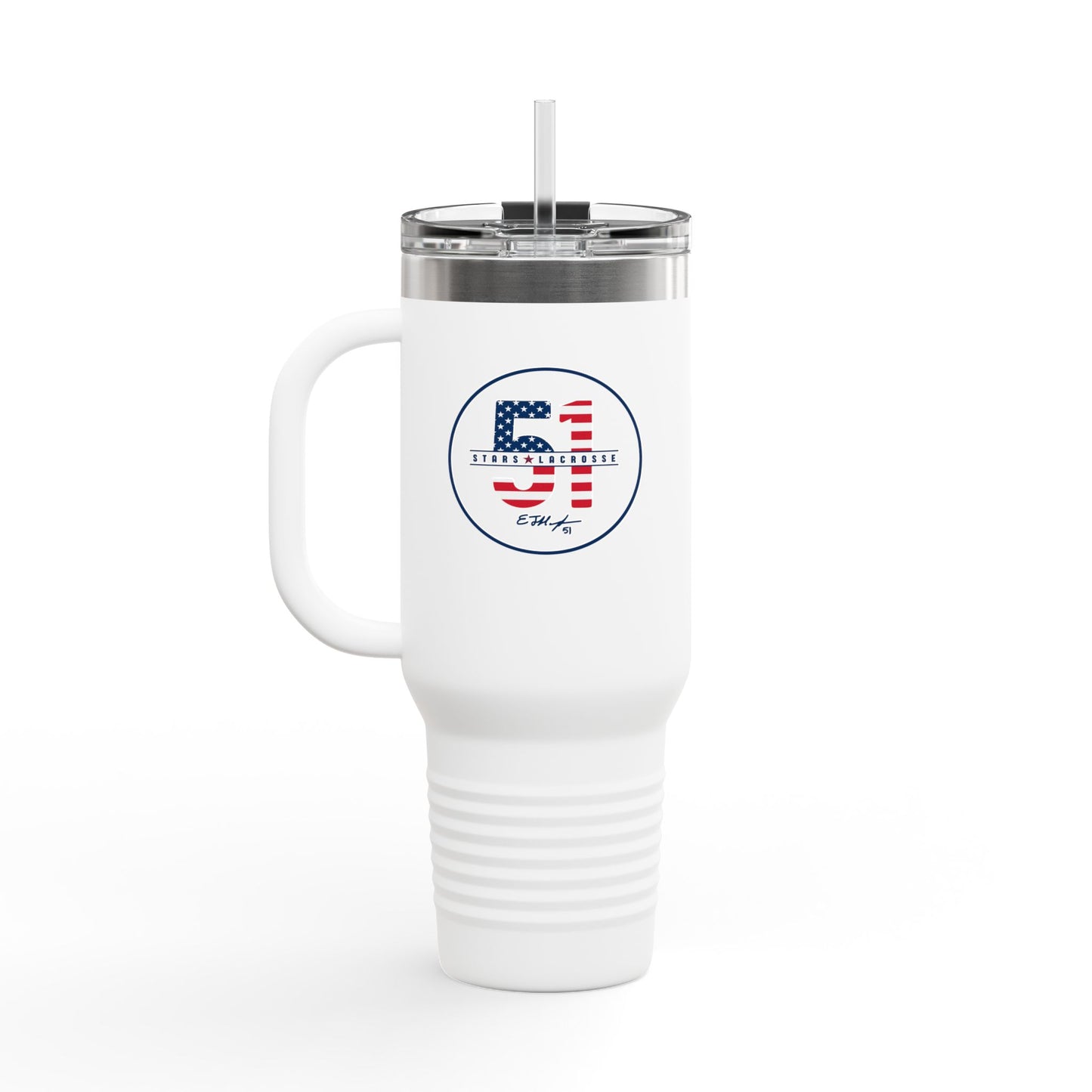 51 Stars Lacrosse Insulated Travel Mug (40oz)