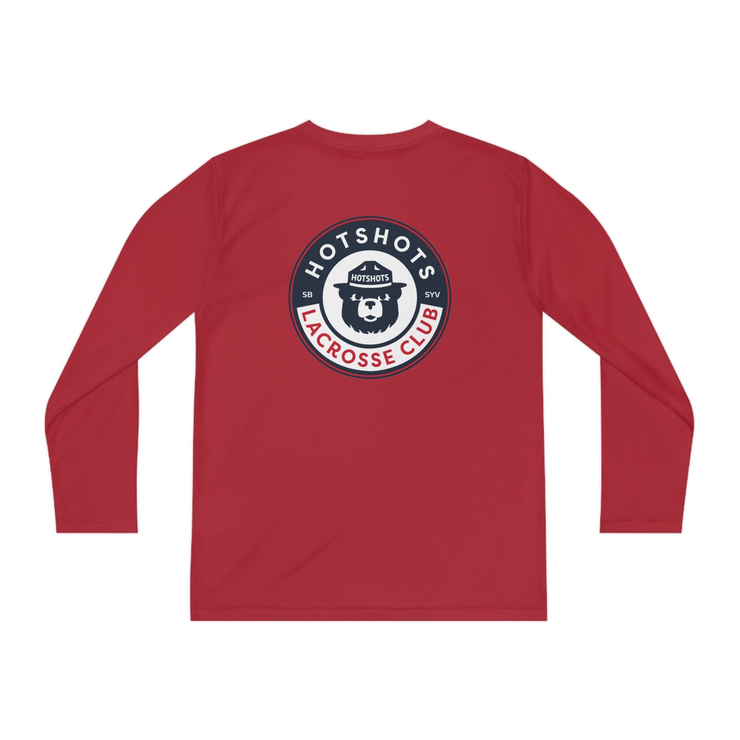 Youth Hotshots Lacrosse Sport-Tek Performance Long Sleeve